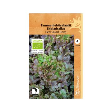 SIEMEN LUOMU TAMMENLEHTISALAATTI RED SALAD BOWL