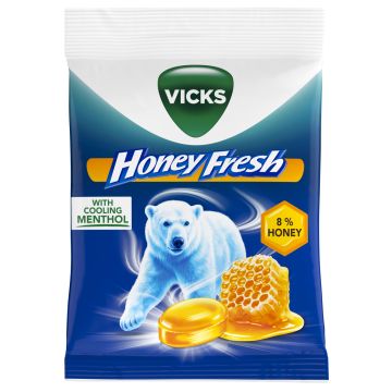 VICKS HONEY FRESH KURKKUPASTILLI 72 G