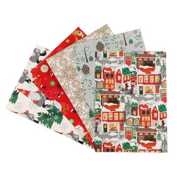 WINTERIA JOULUPAPERI 70 CM X 10 M LAJITELMA