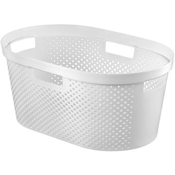 CURVER INFINITY DOTS PYYKKIKORI 40 L VALKOINEN