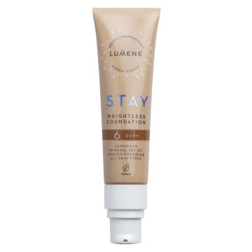 LUMENE STAY WEIGHTLESS MEIKKIVOIDE 6 DARK