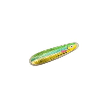 VK SALMON VK X-ON SPOON LUSIKKAUISTIN GREEN-BLUE-YELLOW/BAC