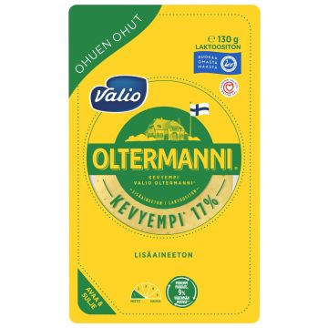 VALIO OLTERMANNI KEVYEMPI 17% OHUEN OHUT VIIPALE 130 G
