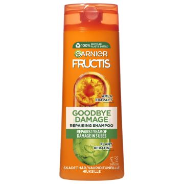 GARNIER FRUCTIS GOODBYE DAMAGE SHAMPOO VAURIOITUNEILLE JA ELOTT 40