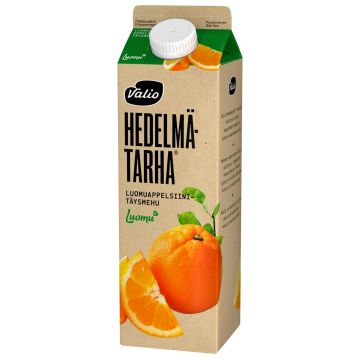 VALIO HEDELMÄTARHA LUOMUAPPELSIINITÄYSMEHU 1L