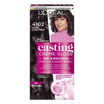 LOREAL CASTING CRÈME GLOSS 4102 KESKIRUSKEA TUHKA NEUTRAALI HEL