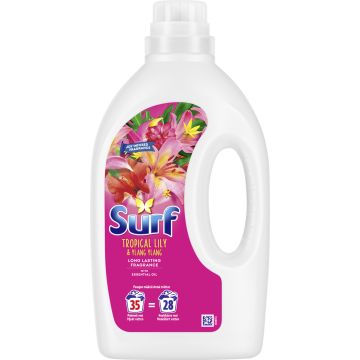 SURF PYYKINPESUNESTE TROPICAL LILY & YLANG YLANG 1400ML 1,4 L