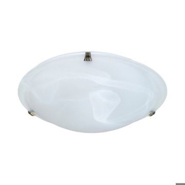 EGLO PLAFONDI MUURAME 40 CM MURANOLASI VALKOINEN