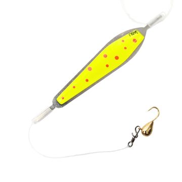 JASU LIUKUPILKKI 6 CM KELTA/ORANSSI + 4 MM MORRI