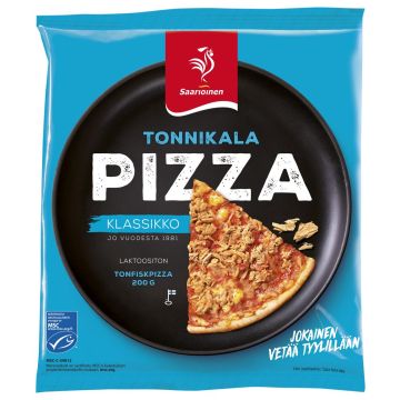 SAARIOINEN TONNIKALAPIZZA 200 G