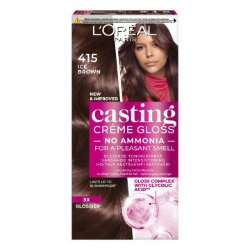 LOREAL CASTING CRÉME GLOSS 415 ICED CHOCOLATE KESKIRUSKEA TUHKA