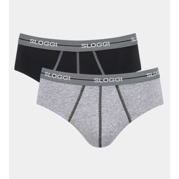 SLOGGI MEN START MIDI C 2-PACK GREY COMBINATION, VÄRI M013, 6