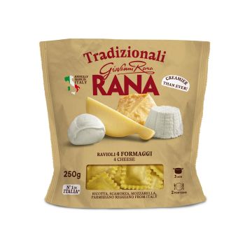 RANA RAVIOLI 4-JUUSTOA TUOREPASTA 250 G