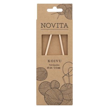 NOVITA KOIVU PYÖRÖPUIKKO 60 CM 3,5
