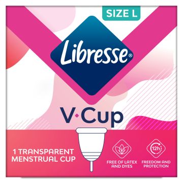 LIBRESSE V-CUP KUUKAUTISKUPPI L
