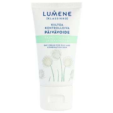 LUMENE KLASSIKKO  KIILTOA KONTROLLOIVA PÄIVÄVOIDE - RASVOITTU