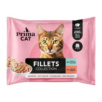PRIMACAT FILLETS 4*50G TONNIKALA/LOHI & TONNIKALA/KATKARAP