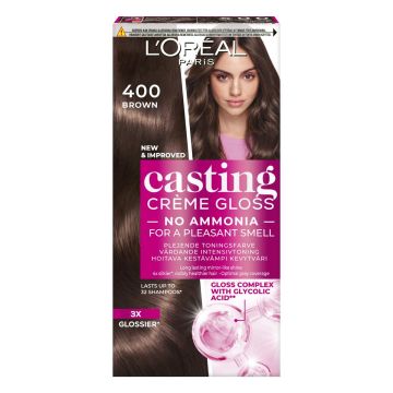 LOREAL CASTING CREME GLOSS 400 BROWN KESKIRUSKEA KEVYTVÄRI