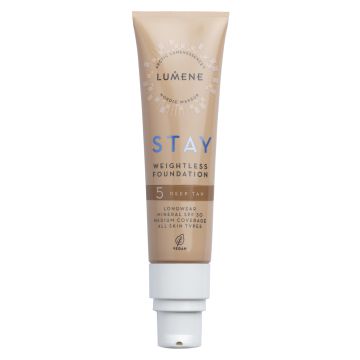 LUMENE STAY WEIGHTLESS MEIKKIVOIDE 5 DEEP TAN