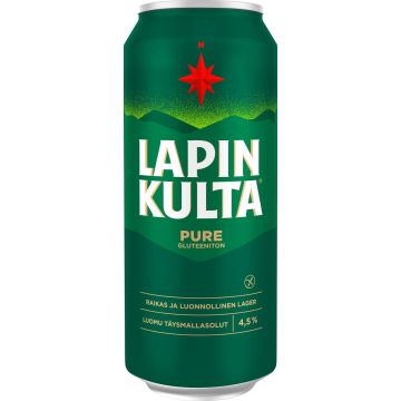 LAPIN KULTA PURE 4,5% GLUTEENITON LUOMU TLK 500 ML