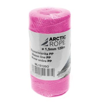 ARCTIC ROPE MUURARINLANKA 1,5MM 120M PINKKI