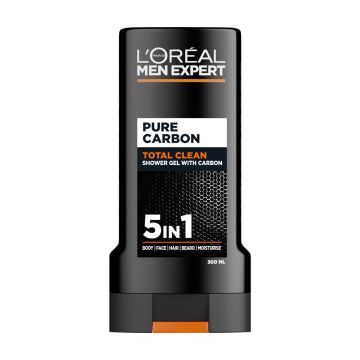LOREAL MEN EXPERT PURE CARBON 5IN1 SUIHKUGEELI 300 ML