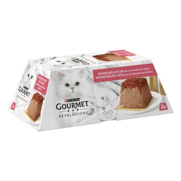 PURINA GOURMET REVELATIONS MOUSSE LOHI 2*57G 114 G