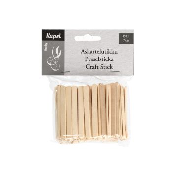 KAPELHOBBY ASKARTELUTIKKU 7CM 150 KPL