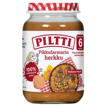 PILTTI PIKKUFARMARIN HERKKU LASTENATERIA 6KK 190 G