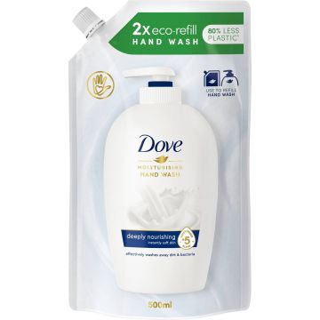 DOVE BEAUTY CREAM WASH KÄSISAIPPUA TÄYTTÖPAKKAUS 500 ML