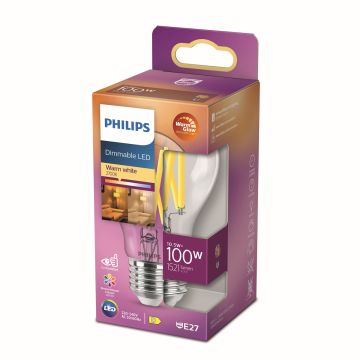 PHILIPS LED LAMPPU 100W A60 E27 HIMMENNETTÄVÄ 1521L 2200-2