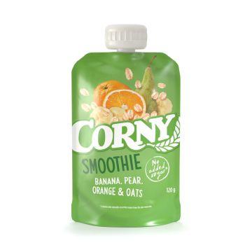 CORNY SMOOTHIE BANAANI, PÄÄRYNÄ, APPELSIINI & KAURA 120 G