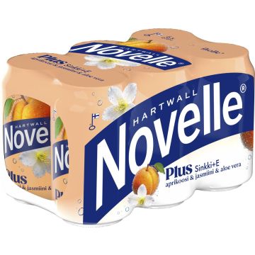 HARTWALL NOVELLE PLUS SINKKI + E 0,33 TLK 6-PACK 1,98 L