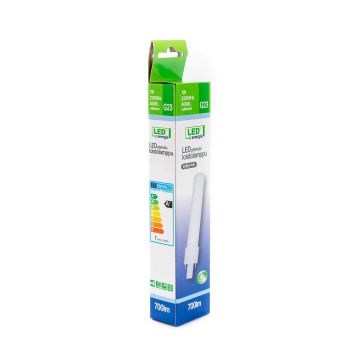 LED ENERGIE LED G23 PL-LAMPPU 7W G23 700LM 4000K 164X32X21MM