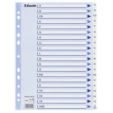 ESSELTE REKISTERI ESSELTE A-Ö A4 KARTONKI
