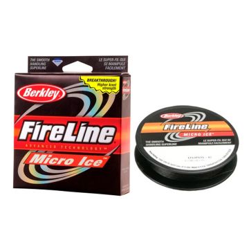 BERKLEY FIRELINE MICRO ICE 0,17, SMOKE