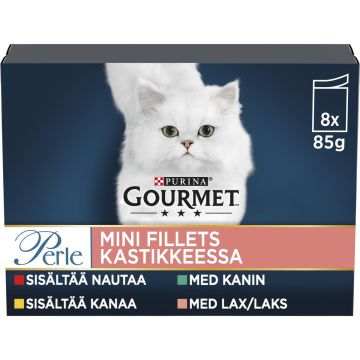 PURINA GOURMET PERLE ANNOSP MINIFILETS KASTIKELAJ 8*85G 680 G