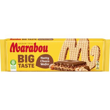 MARABOU BIG TASTE NUTTY CHOCO WAFER SUKLAALEVY 270 G
