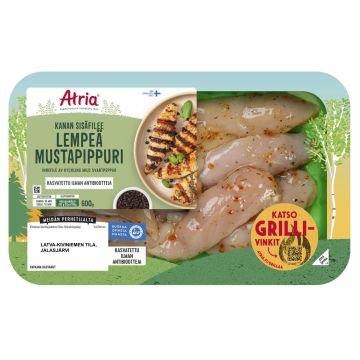 ATRIA KANAN SISÄFILEE LEMPEÄ MUSTAPIPPURI 600 G