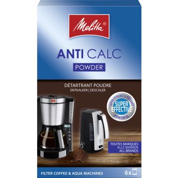 MELITTA ANTI CALC KALKINPOISTOJAUHE 6KPL 120 G