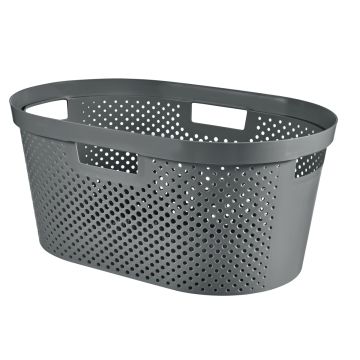 CURVER INFINITY DOTS PYYKKIKORI 40 L TUMMAHARMAA