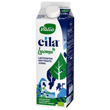 VALIO EILA LUOMU KEVYTMAITOJUOMA LAKTON 1L