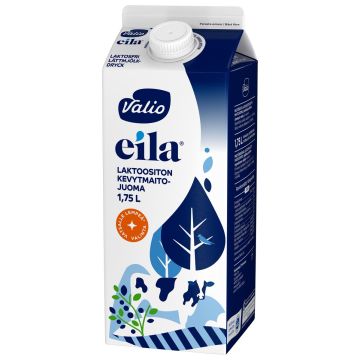 VALIO EILA KEVYTMAITOJUOMA LAKTON 1,75L 1,75 L