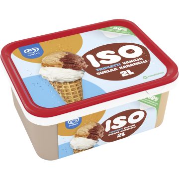 INGMAN ISO TRIPLETTI VANILJA-SUKLAA-KARAMELLI 2 L