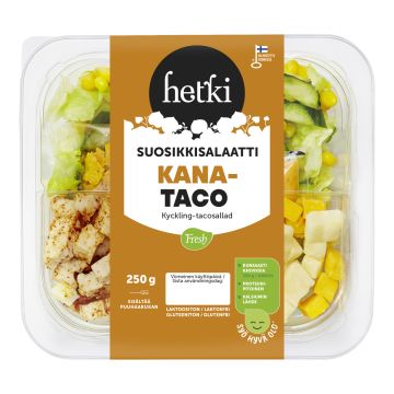 FRESH LOUNASHETKI KANA-TACOSALAATTI 250 G