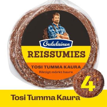 OULULAINEN REISSUMIES TOSI TUMMA KAURA 4KPL 230 G