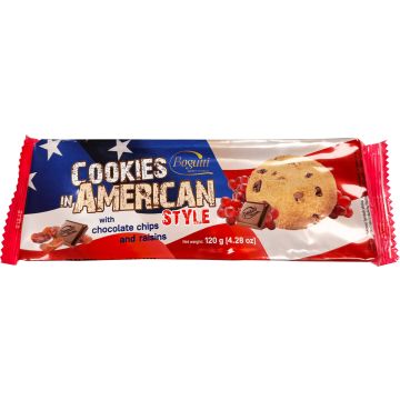 AMERICAN COOKIE SUKLAA-RUSINA 120 G