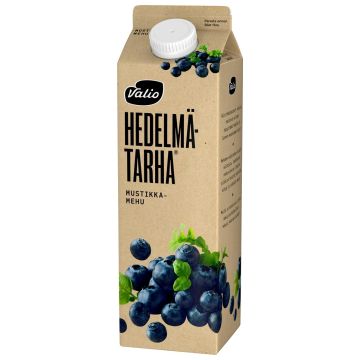 VALIO HEDELMÄTARHA LUOMUMUSTIKKAMEHU 1L