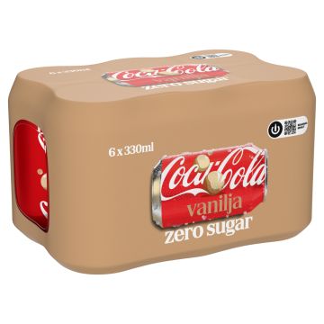 COCA-COLA ZERO VANILJA 0,33 TLK 6-PACK 1,98 L