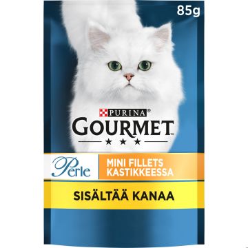 PURINA GOURMET PERLE ANNOSP MINIFILETS KANAA KASTIKKEESSAA 85 G